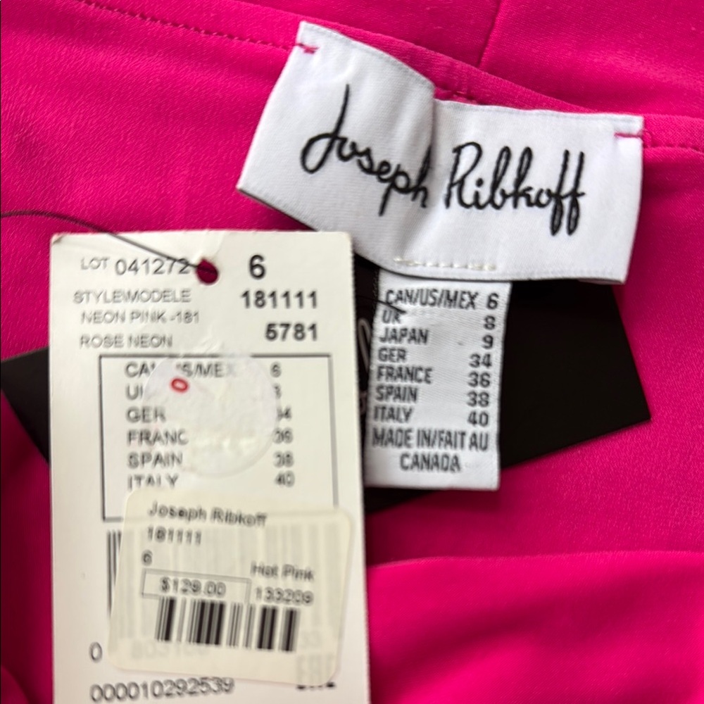 Joseph Ribkoff Off Shoulder Top.  New with Tag. Size 6